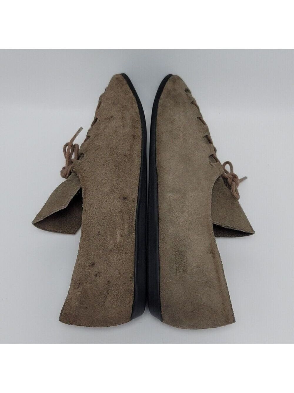 G Wiz Womens Dark Beige Rusty 261037 Suede Lace Up Solid Pump Shoes Size 7M - Picture 10 of 12